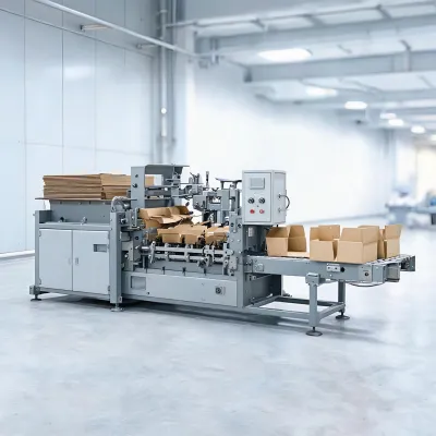 horizontal carton forming machine